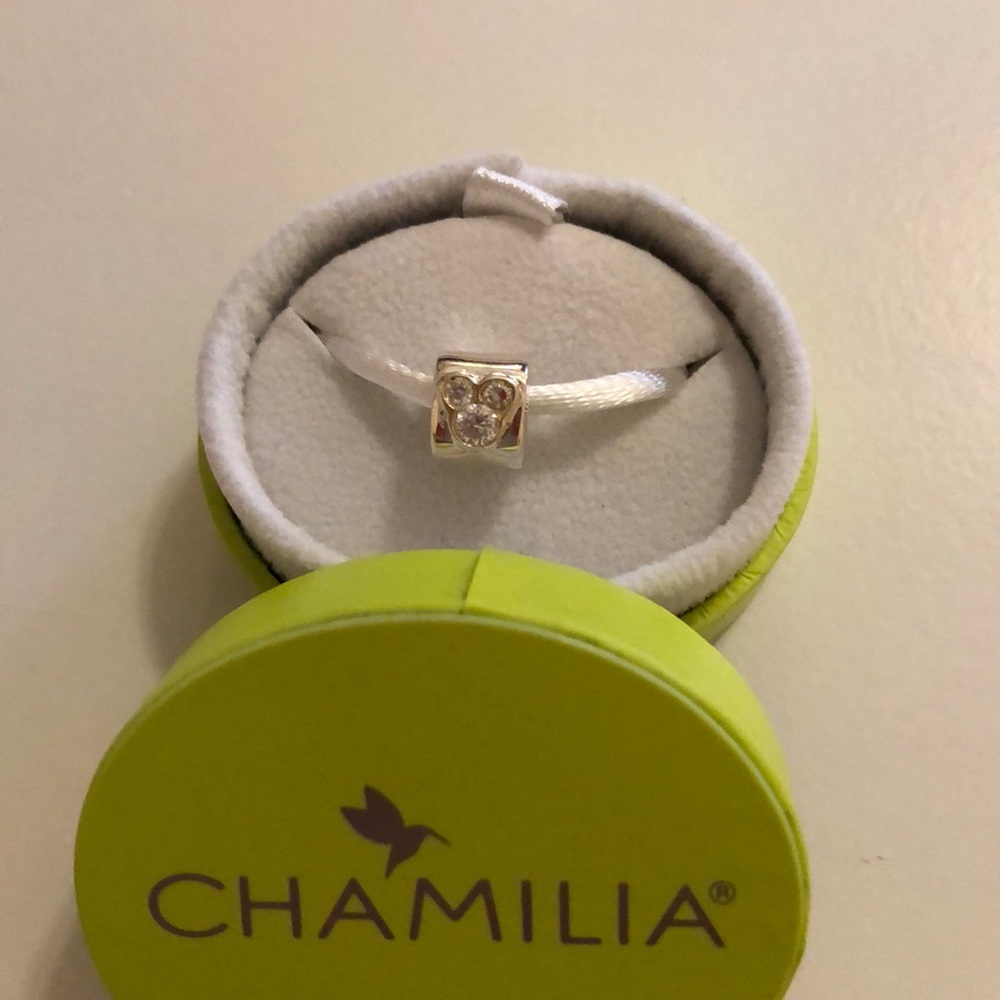925 Disney Chamilia gem Mickey charm